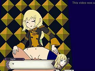 Ingrid Brandl is the protagonist of this fan-made anime porn, a New Zealand-born blonde