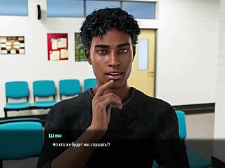 Nerd teacher fucks big tits milf in 3D cartoon game