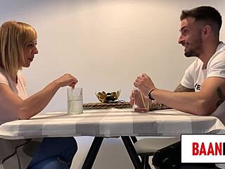 Hot blonde milf meets big cock!