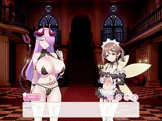 What naughty secrets does this maid cat girl hide in hentai?