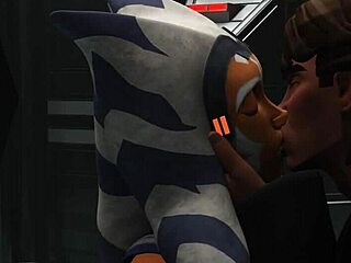 In this star wars parody, the master dominates with maledom techniques while voyeurs watch forbidden emotions unfold in detailed scenes.