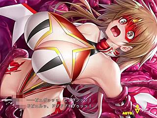 Taimanin RPGX scene 83 explodes with intense hentai action! English subbed!