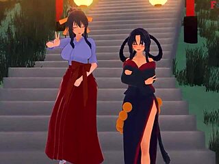 Teacher Rossweisse Gives Kimono Blowjob In Hsdxd Ntr Madness Full Movie!