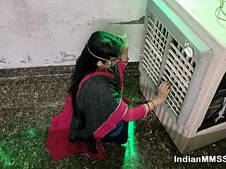 Hot homemade sex video of horny Indian housewife