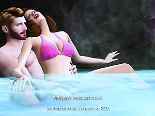 Peggy engages in a naughty affair in this 3d hentai preview