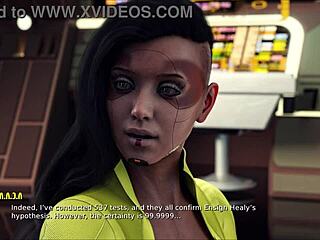 Beautiful women surrounded by fame in a 3D animated series