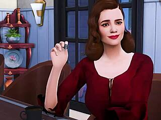 Peggy engages in a naughty affair in this 3d hentai preview