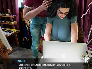 Big tits and natural tits MILF in cartoon porn video
