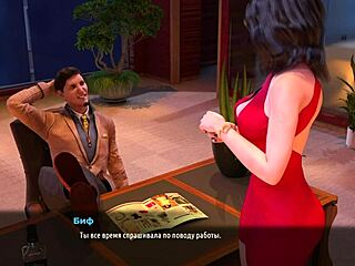 Commented gameplay of Fashion Business - flirting with the boss at work E1/82