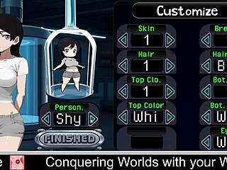 I'm conquering worlds with my waifu in this steamy hentai game. Can't stop playing!