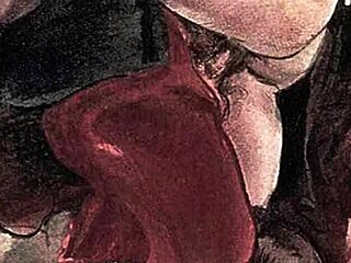 Look at these vintage erotic Japanese drawings!