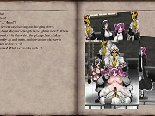 Hentai game action in the Night of R series, Scene 25