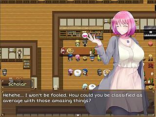 um cliente tarado pega nos peitos da garçonete em philana and the elixir of life parte 2