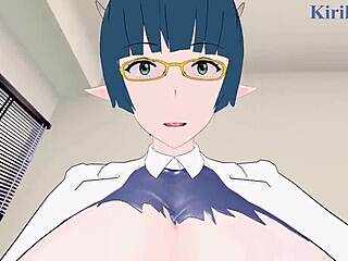 Demon lord and Zenia face off in level 1 of one room hero hentai