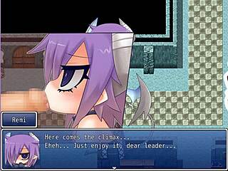 Mgq Paradox Remi scenes in hentai game with small tits and monster action