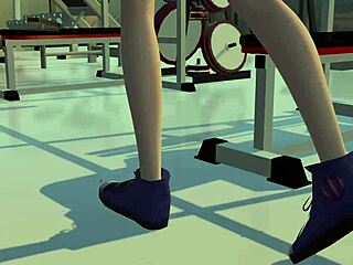 Rin Gets Wild on Anime Massage Chair with Fingering Fun