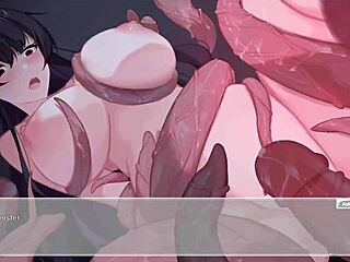 shemale lena gives handjob instructions with spitting