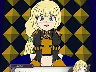 Ingrid Brandl is the protagonist of this fan-made anime porn, a New Zealand-born blonde