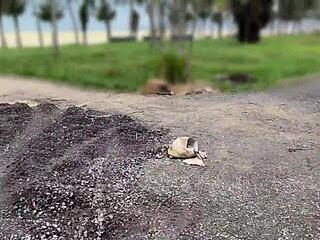 Public pickup at construction site leads to rough sex