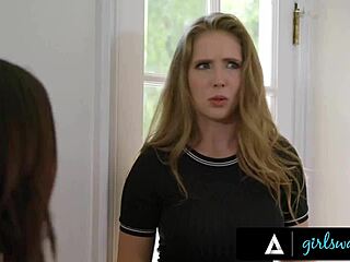girlsway naturally stacked bully lena paul gets dped by nerds