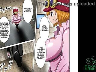 Dressrosa dressed Koala in hentai parody with big boobs and a fat body