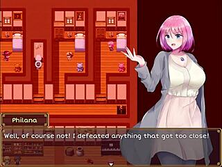 um cliente tarado pega nos peitos da garçonete em philana and the elixir of life parte 2