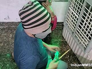 Hot homemade sex video of horny Indian housewife