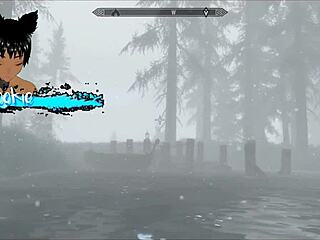 Messing with Skyrim sex mods in various positions