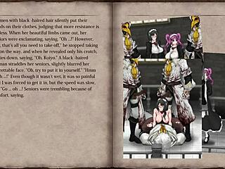 Hentai game action in the Night of R series, Scene 25