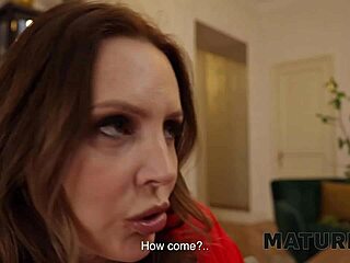 Feeling excited with friend's mom in mature4k threesome