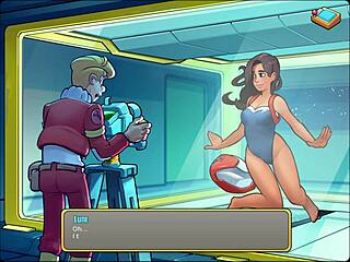 Play Space Rescue Code Pink with hot anime babes