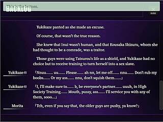 Taimanin Yukaze 2 animated series chapter 4: Sensual Gokkun and Animefingering action