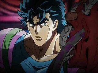Anime music video of Jojo's Adventure with Jonathan Joestar vs Dio Brando fight