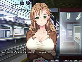 Public train ride turns into steamy hentai action