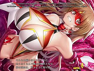 Taimanin RPGX scene 83 explodes with intense hentai action! English subbed!