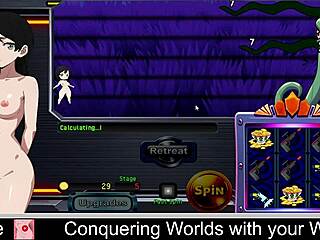 I'm conquering worlds with my waifu in this steamy hentai game. Can't stop playing!