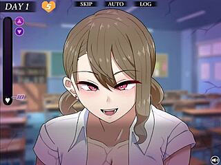 Confession game in anime style