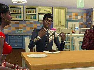 Backstage cheerleader quickie: bent over for doggystyle fuck and cum in mouth 😏