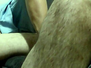 She sucks my friend's cock at home!