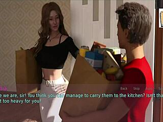 A married woman and her mother-in-law, both blondes with large breasts, in a homemade video