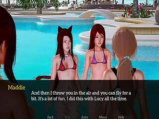 3D animated erotic story with an anime theme