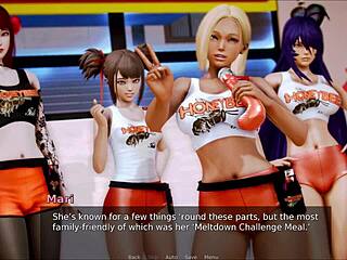 Milf Waitresses Diana Gold And Eva Mercedes In Foursome!