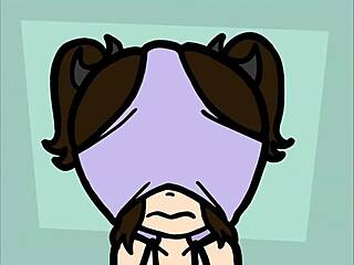 Compilation of animated girl wedgies