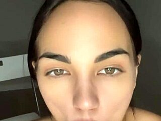 Claudia bavel shows her big ass and tits while masturbating with dildo 😈