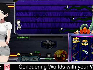 I'm conquering worlds with my waifu in this steamy hentai game. Can't stop playing!