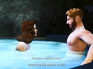 Peggy engages in a naughty affair in this 3d hentai preview