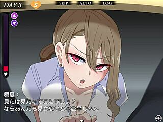 Confession game in anime style