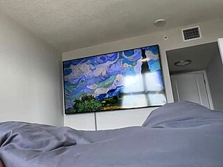 Sharing a bed with a horny Latina step-sis
