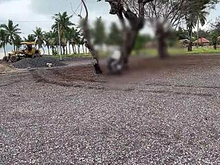 Public pickup at construction site leads to rough sex