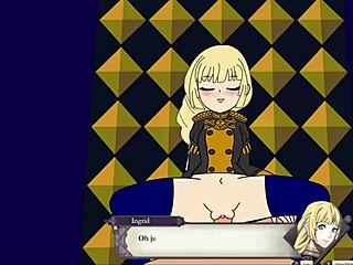 Ingrid Brandl is the protagonist of this fan-made anime porn, a New Zealand-born blonde